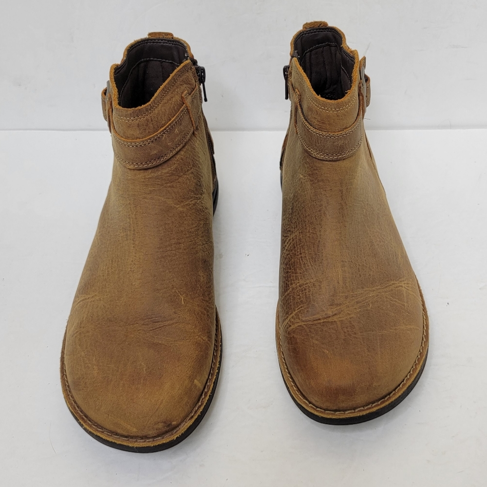 Merrell Andover Bluff Full Grain Waterproof Leather Zip Up Ankle Bootie Boots 11